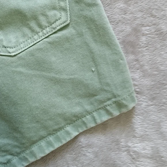 Zara Matcha Denim Skort - Picture 8 of 10